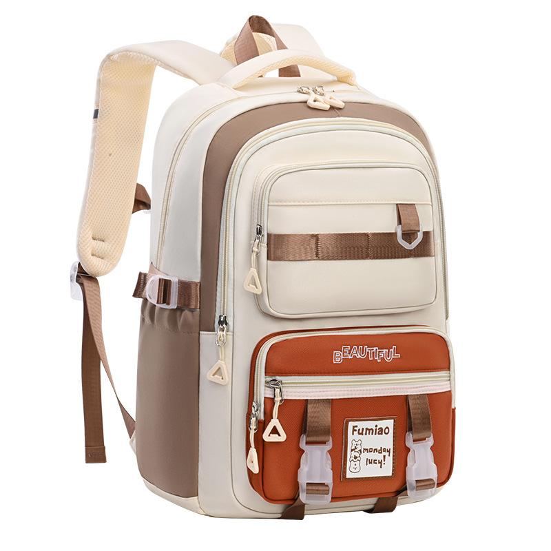 Large Capacity Children Backpack 2025 New College Style Female Leisure Backpacks Junior High School Students School Bags Stitch