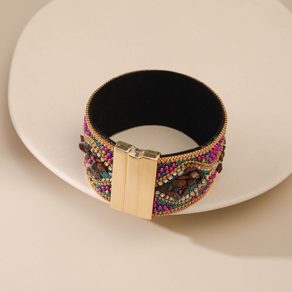 Turquoise Color Magnetic Clasp Bracelet Magnetic Closure Charm Bracelet Women Ladies