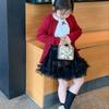 Korean Style Fashion Glitter Girls Shoulder  Sweet Pearl Crossbody  Mini