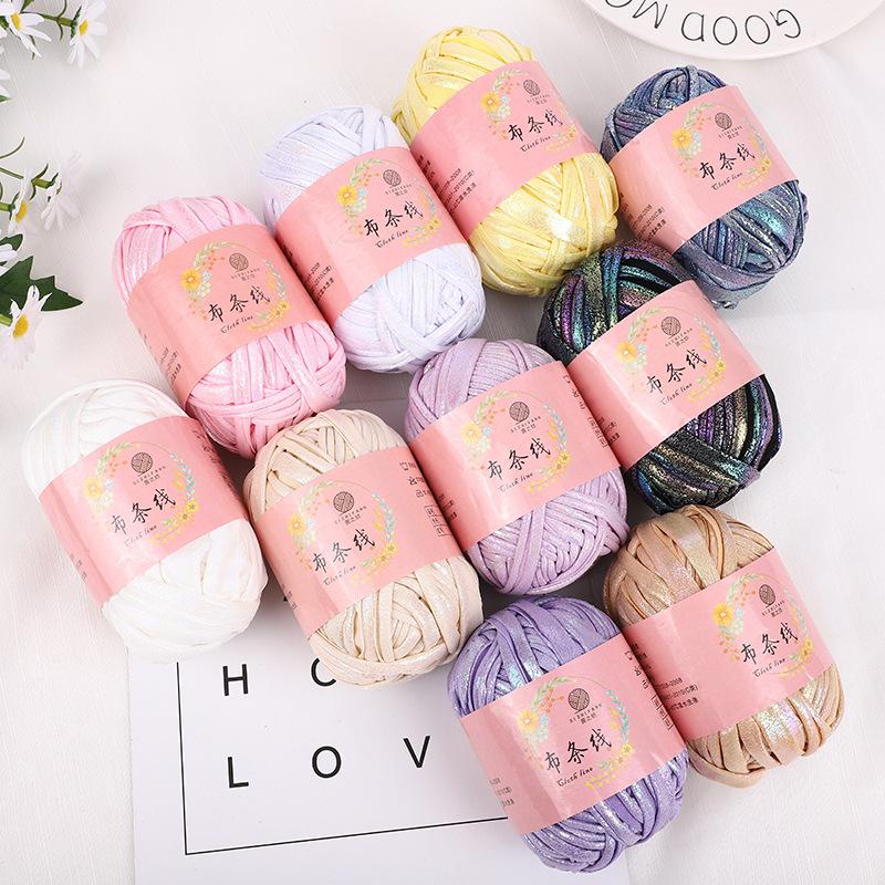 100g/ Golfer Braided Wire Comfortable Thick Cotton Yarn DIY Material Bag Blanket Basket Bag Carpet Crochet Fancy Cloth Yarn