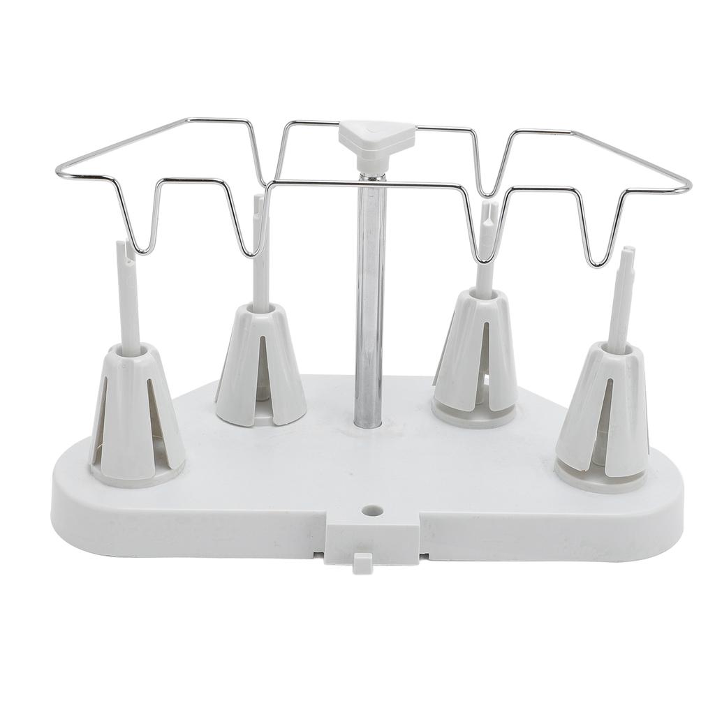 Garnrollenständer Multifunktional Trapezförmig 4 Garnrollenhalter Beweglich Höhenverstellbar Kunststoff für