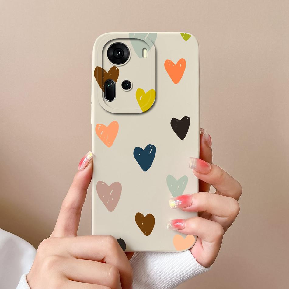 For OPPO Reno 11 Pro 5G Phone Case Butterfly Liquid Silicone Camera Protection Back Cover For OPPO Reno11 Pro Funda Coque Bumper