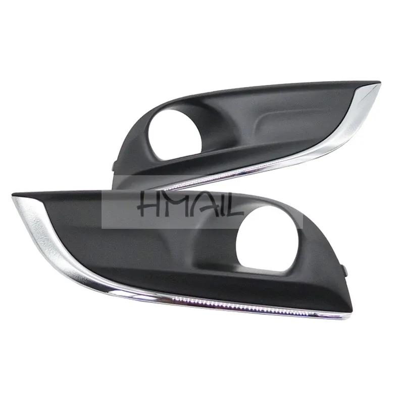 Car Accessories Front Fog Lamp Plastic Hoods Cover for Peugeot 308 Fog Light Decorat Protective Cover Trim Frame LEFT FOG LAMP