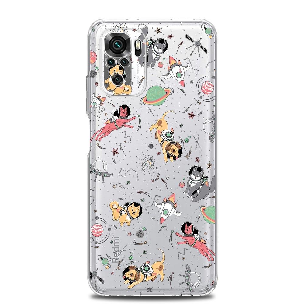Abstract Eye Chest Line Art Cat Clear Soft Phone Case For Xiaomi Redmi Note 12 11 9S 9 8 10 Pro+ 7 8T 9C 9A 8A K40 Gaming Cover