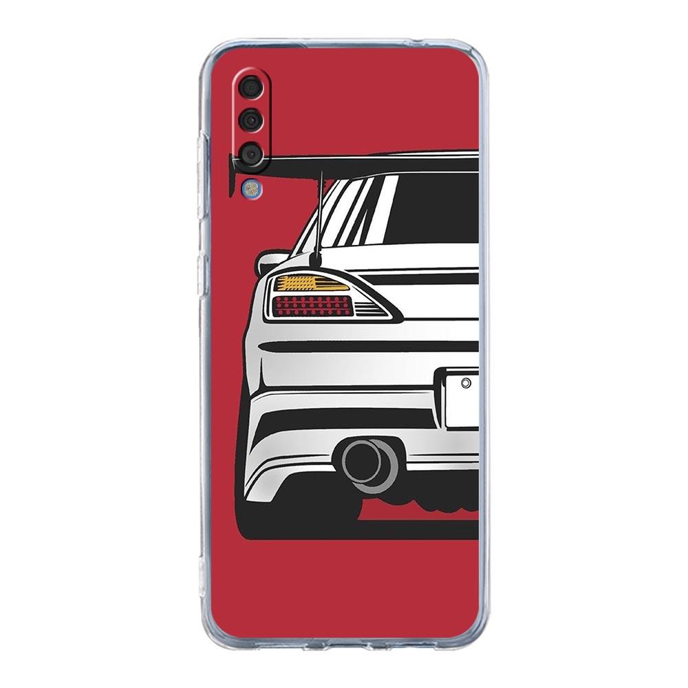 Japan JDM Sports Car Phone Case For Samsung Galaxy A52 A50 A70 A30 A40 A20E A10 A10S A20S A02S A04s A12 A22 A32 A72 5G Cover