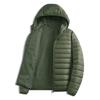 Men's Cotton Jacket Winter New Outdoor Warm Lightweight, Durable Cotton Jacket Simple Solid Color Hooded Work Clothes