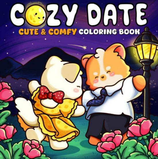 Children's Cartoon Coloring Book: Cute, Comfortable, Warm, Stress Relief, Simple Graffiti Drawing for Kids