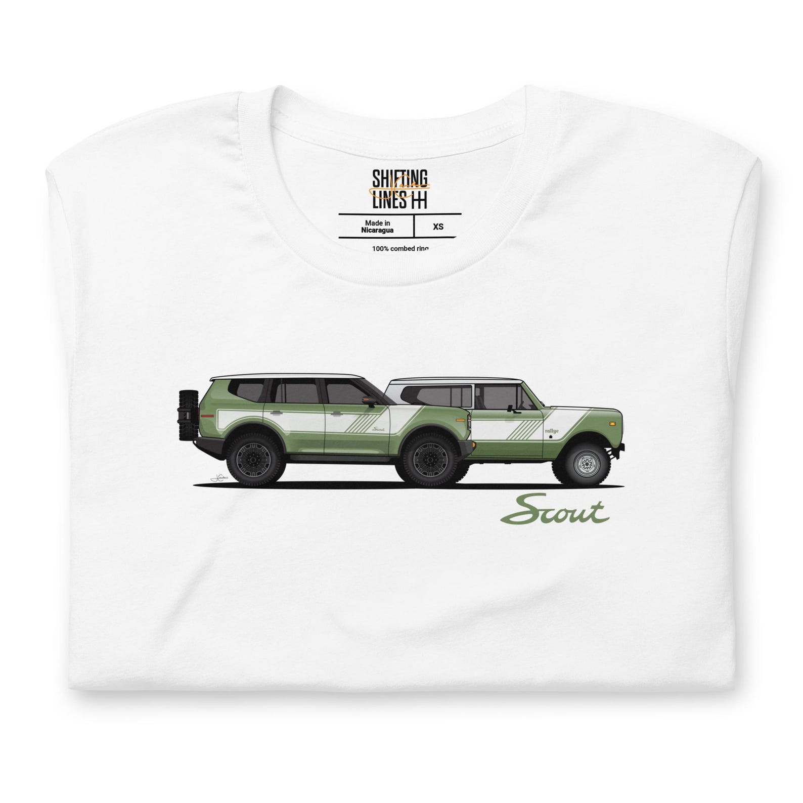 Green Scout Electric Truck Shirt, Vintage Scout II - Unisex t-shirt 3XL