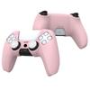 Совместимый с контроллером PlayVital Pure Series PS5 защитный силиконовый чехол с мягкой резиновой рукояткой и 6 джойстиками для большого пальца можно использовать на