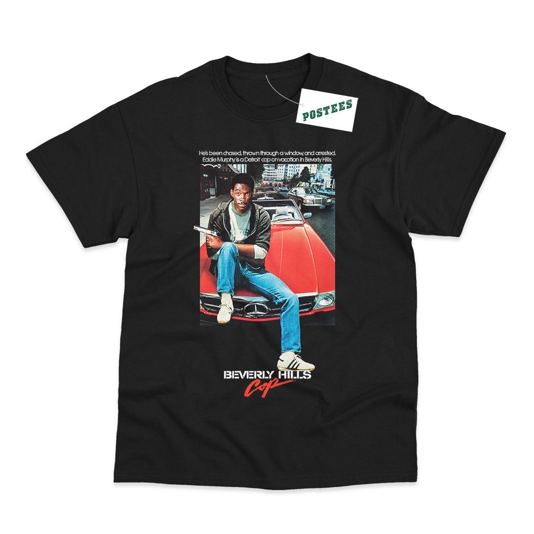 Beverley Hills Cop Movie Poster Direct To Garment Printed T-Shirt M