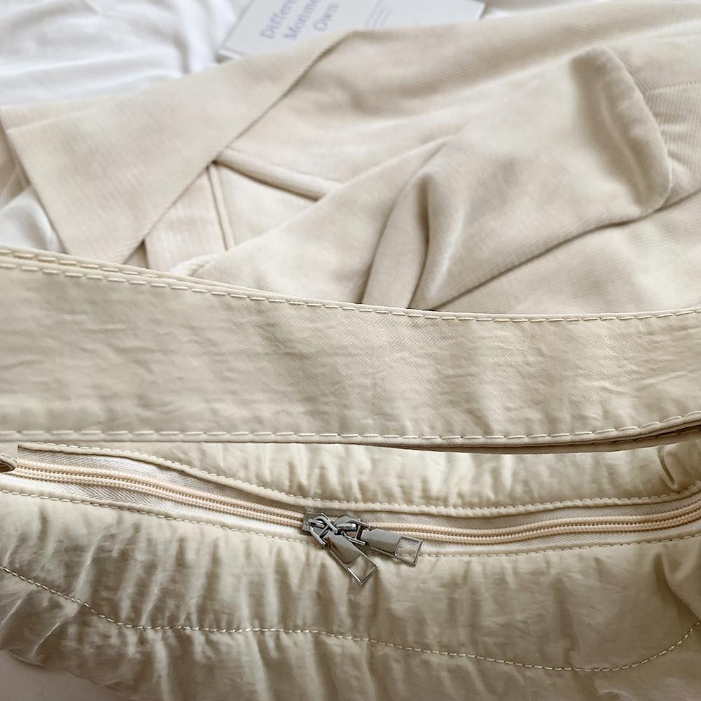 Women Fashion Shoulder Bag Large Capacity Crescent Crossbody Bag Adjustable Strap Daily Messenger Bag Simple Satchel Bag