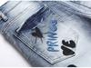 Herrtrendiga Europeiska & Amerikanska Hip-Hop Stil Smal Passform Broderade Jeans