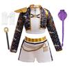 3 PCS Set Coat+Vest+Shorts Girl Cosplay Singer Clothes Performance Dress Up Uniform Children Party Show Costumes