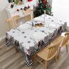 Holiday Table Cloth Christmas Tablecloth for Rectangle Buffalo Plaid Christmas Tree Decorations for Home