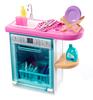Barbie Indoor Furniture Set with Kitchen Dishwasher