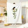 2Dhand Drawn Cartoon S-Sanjay And Craig Throw Lightweight 240G Flannel Blanket Soft Skin-Friendly For Summer Cooling