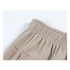 Mutterhose Sommer Cropped Hose Hohe Taille Gerades Bein Mittelalterliche und Ältere Damen Hose Locker Eisseide Hose