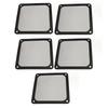 PC Fan Dust Filter Mesh Magnetic Frame Nylon Chassis Fan Dust Mesh Cover for Computer Case Power Supply Unit 140mm 5pcs