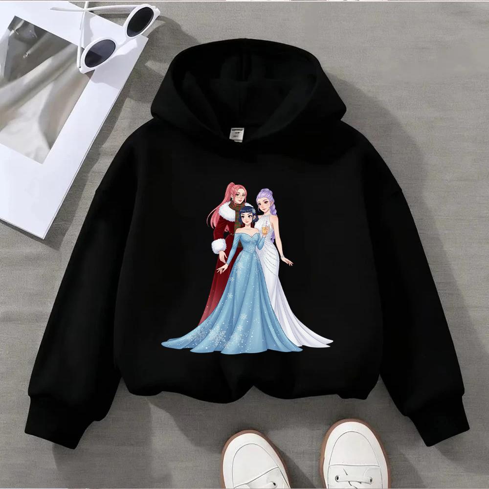 

Милое Рождественское Селфи Принт Детское Худи Счастливого Рождества Охотники Праздничная Зимняя Одежда для Детей 100