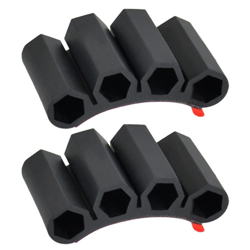 Universal Drill Bit Holder Clip Organizers for 1/4Inch Bit And Hexadecimal Socket For Power Tool Adhesive Mount