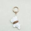 Animal Dog PU Leather Dog Hanger Cute Puppy Bulldog Bag Pendant Bulldog Keychain  Men's Car