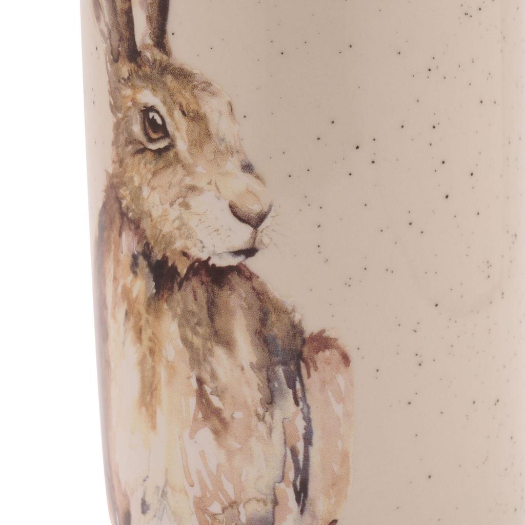 Meg Hawkins Tall Ceramic Vase - Hare 10 x 20cms