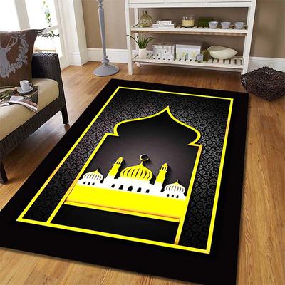 Muzułmańska modlitwa antypoślizgowa dywanowa mata do pokoju kwadratowa kuchnia podłoga w łazience muzułmańska mata dywanowa sypialnia salon islamski dywan modlitewny