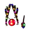 Car Antler Decoration Reindeer Christmas Decoration Kit with LED Light Up Car Truck Vehicle Costume Christmas Antler Deer Decor