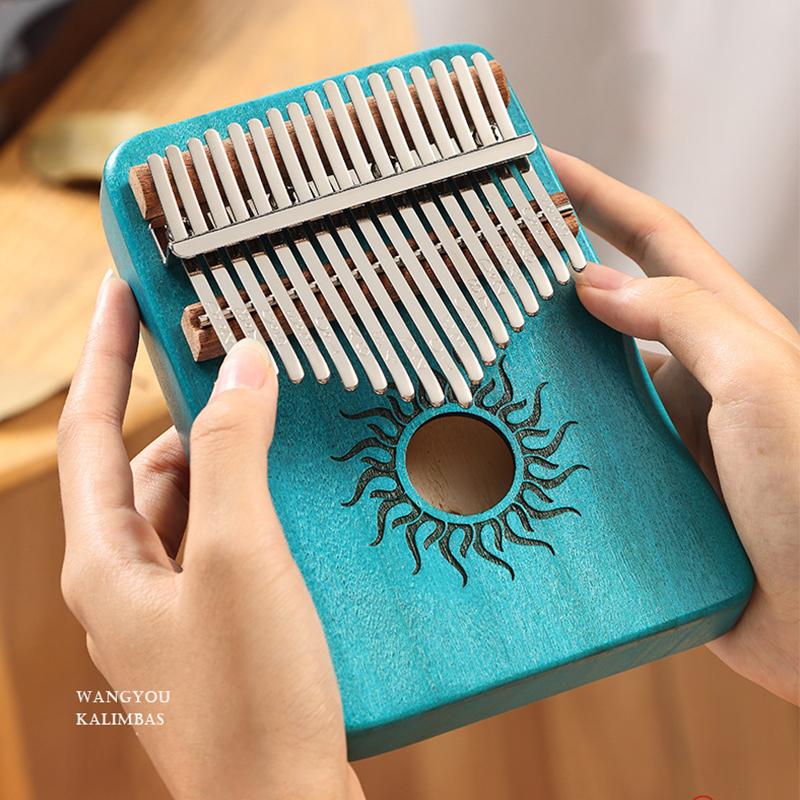 Hluru Kalimba 17 21 Key Kalimba Finger Piano Solid Maple Wood Kalimba Thumb Piano Keyboard Musical Instrument Mbira For Beginner