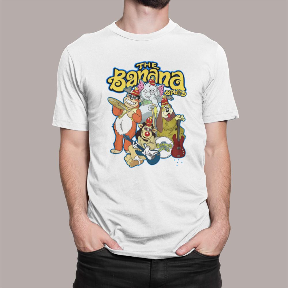 BANANA SPLITS CARTOON T SHIRT RETRO 80s 90s TV ADULTS KIDS