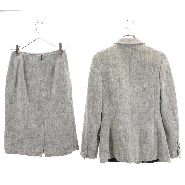 Salvatore Ferragamo Сделано в Италии Юбочный костюм Комплект 38 Черный Пиджак Женский Б/у