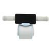 Double Round Abdominal Wheels Roller Domestic Abdominal Exerciser Home Gym Fitness Equipment Blue Gray