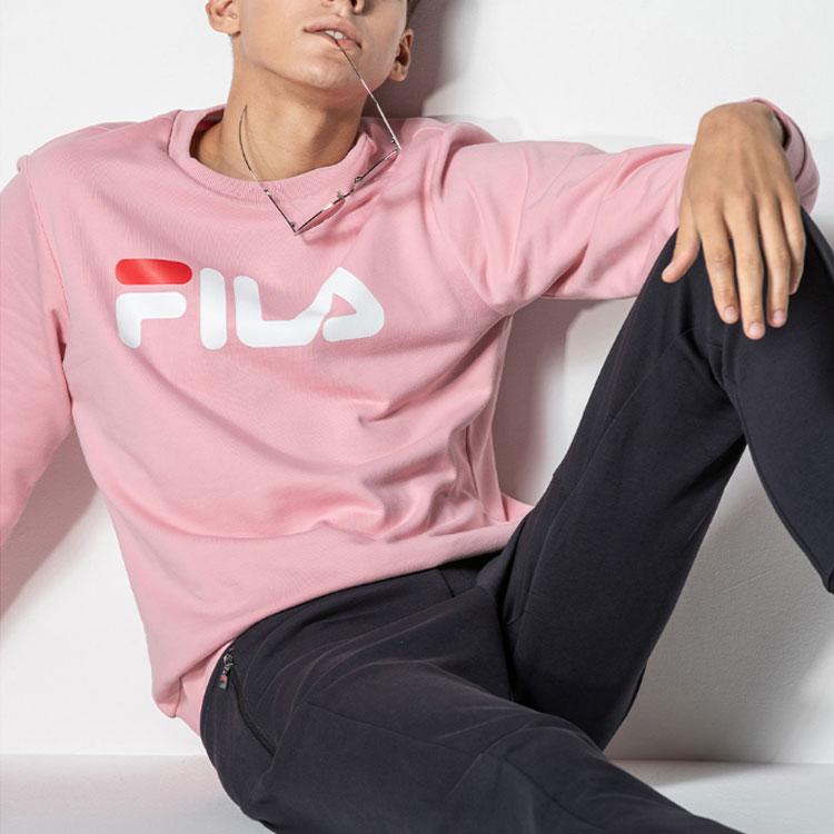 New FILA Sweatshirts Unisex Pink F61U038220APK