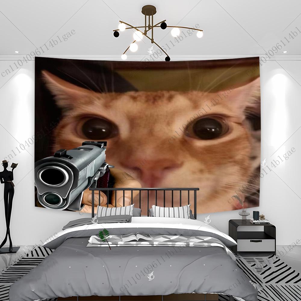 Funny Tapestry - Personalized Decoration Injecting Humor into Your Bedroom Theme Background Tapestry Wall Hanging