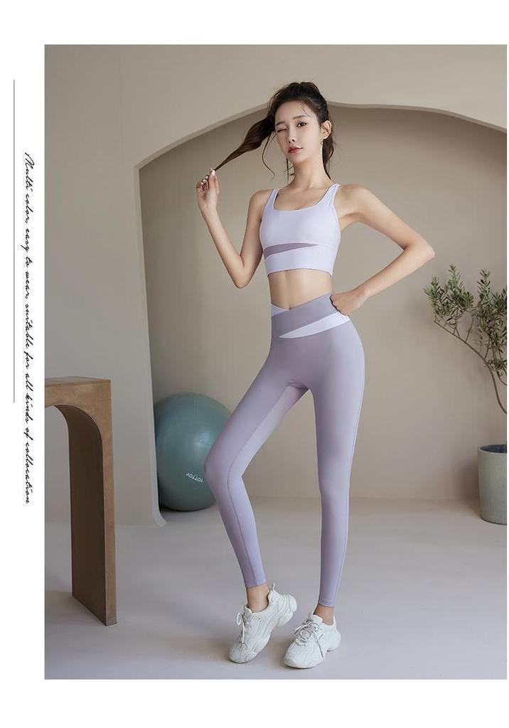 Women's Shockproof Sports Bra - Summer Yoga Fitness Vest with Stylish Back Design