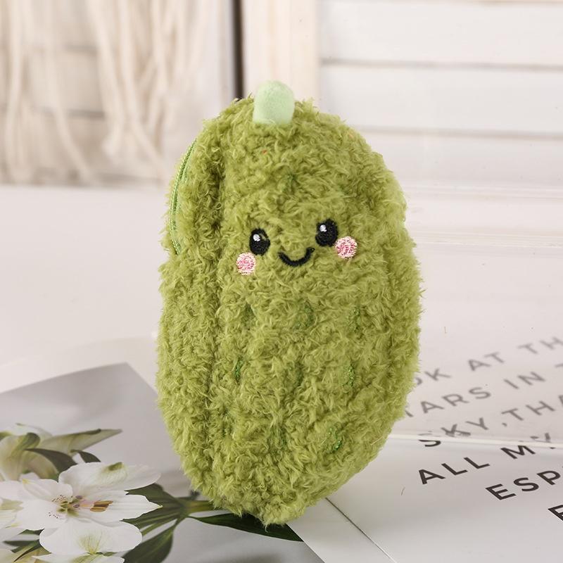 1Pcs Plush Zipper Coin Wallet Cute Pufferfish Mini Coin Purse Women'S Small Change Bag Key Earphone Pouch