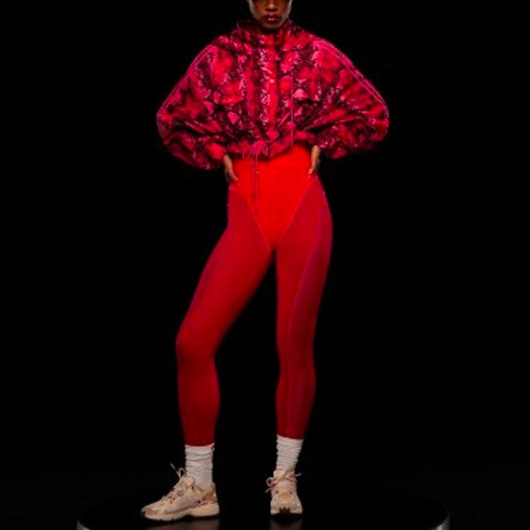 Adidas Ivy Park X  Originals Clover Hooded Sports Jacket Unisex Outerwear Bright-Pink HM6176