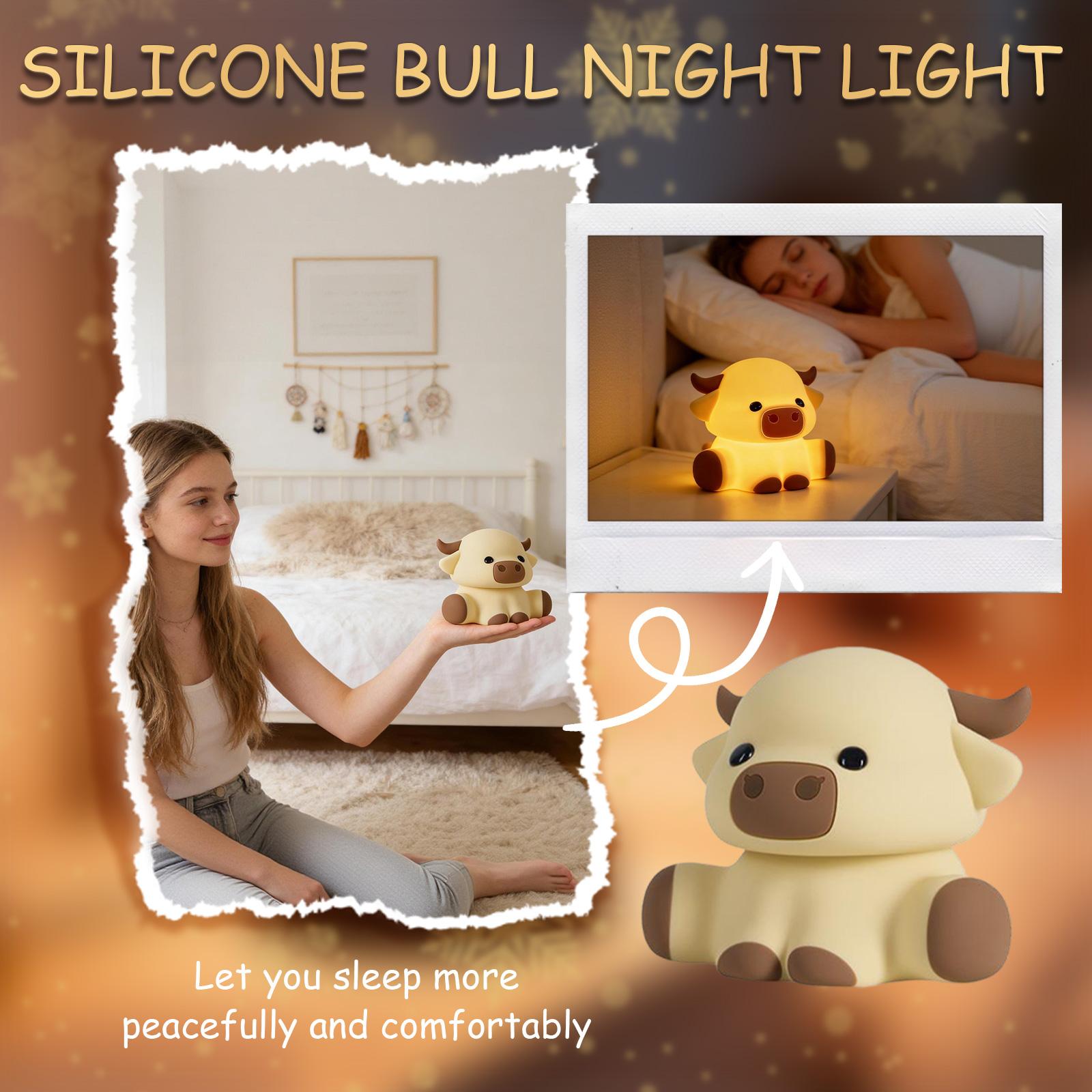 

Creative Silicone Night Light, ,activated Lamp, Bedroom Decoration, Eye,friendly Sleep Aid Night Light. One Size коричневий