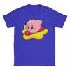 Mens Kirbys On a Star T Shirts  100 Cotton Clothes Vintage Short Sleeve O Neck Tees Plus Size TShirts