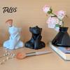 Talos 3D Printed Face Sculpture Pen Holder, Aesthetic Desktop Organizer, Large Capacity Makeup Brush Holder Cup for Desk, Waterproof Portrait Storage