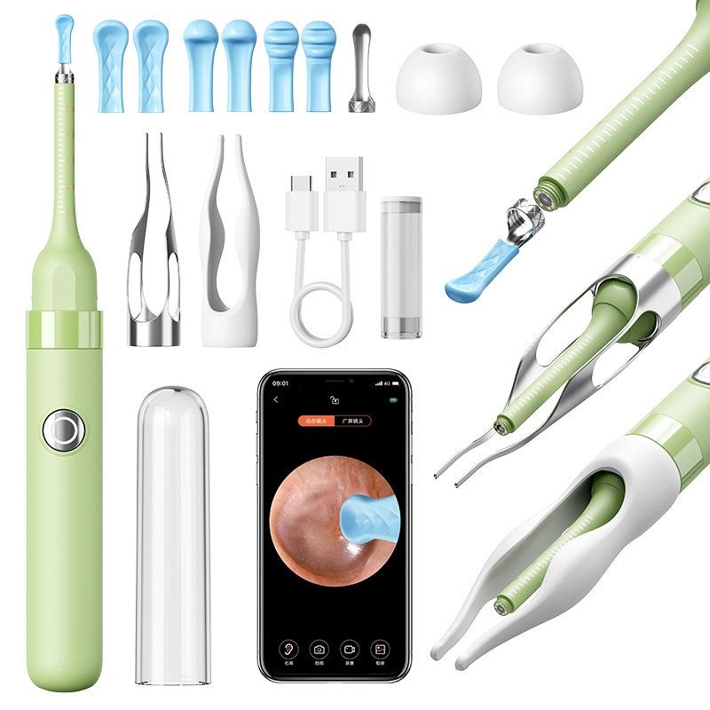 Smart Visual Ear Wax Cleaner with HD Camera Endoscope Wireless WiFi Ear Cleaning Tool for Home Use Ear Wax Remover