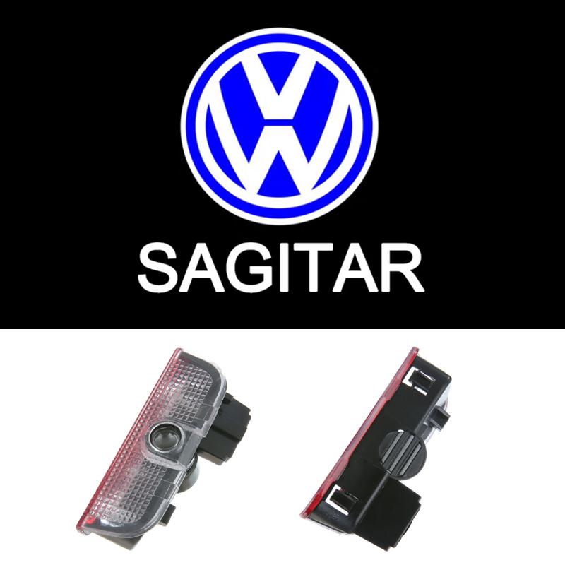 For VW Volkswagen Jetta MK5 Golf LED Car Door Welcome Logo Projector Ghost Shadow Light For VW Volkswagen Tiguan MK1 MK2 Sagitar