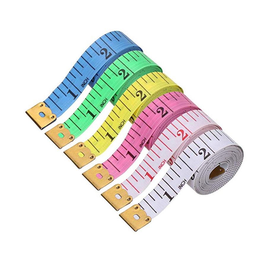 *1/5/10Pcs 150cm/60-Inch Soft Body Measuring Ruler Tailor Tape Measure Centimeter Meter Sewing Measuring Tape In Random Colors