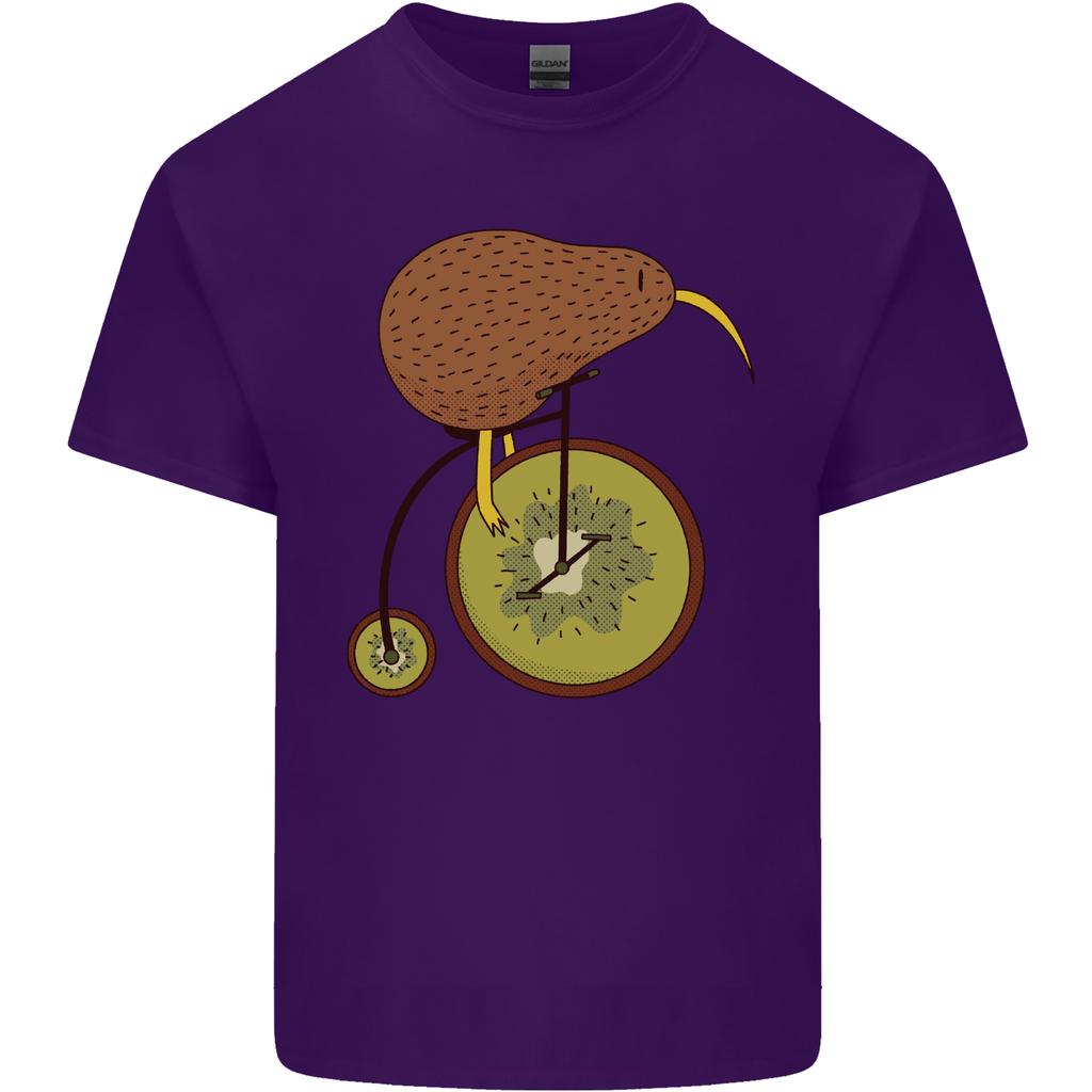 Funny Cycling Kiwi Bicycle Bike Unisexs Light Cotton TShirt