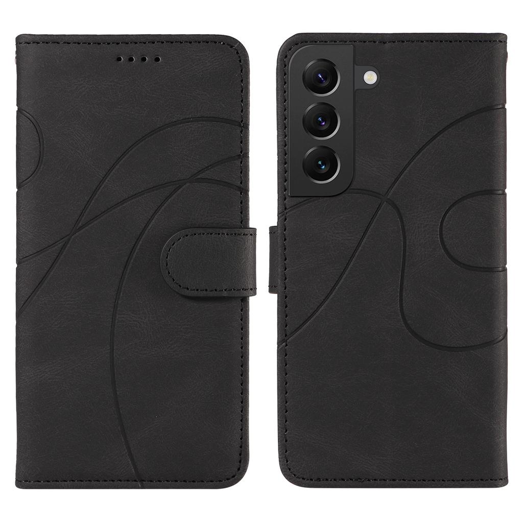 Applicable to Redmi A5 4G leather case Redmi Note14S curved stripe card wallet protective case Xiaomi 12 solid color