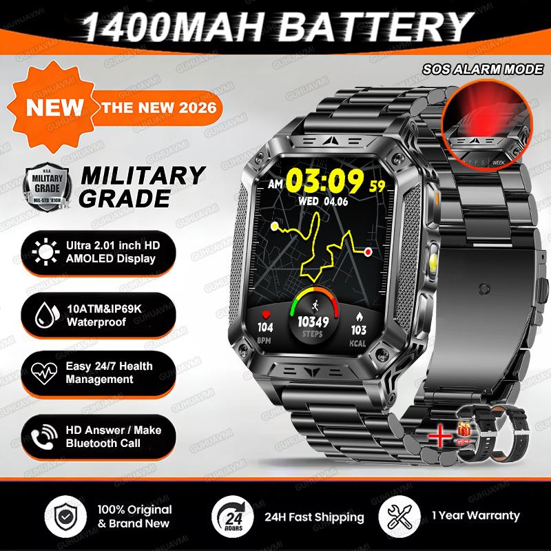 New 1400mAh Super Capacity Battery Smart Watch GPS path tracker Outdoors Military Adult Clock 10ATM Waterproof Swim Smartwatch