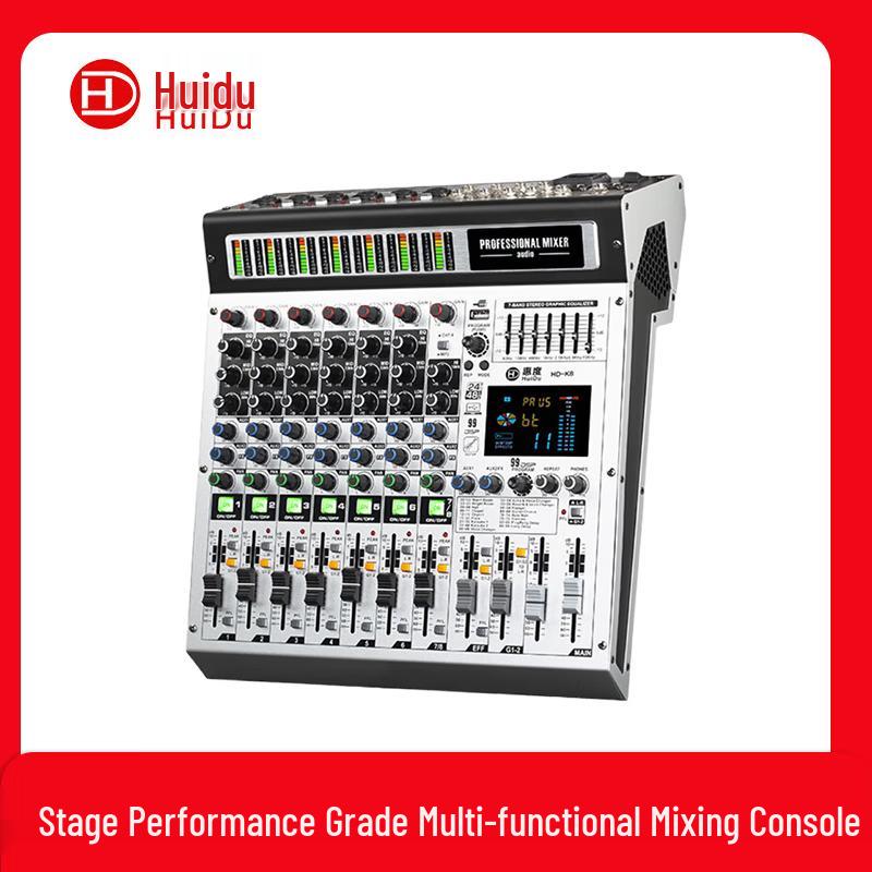 Huidu Professional Analog Audio Mixer with DSP