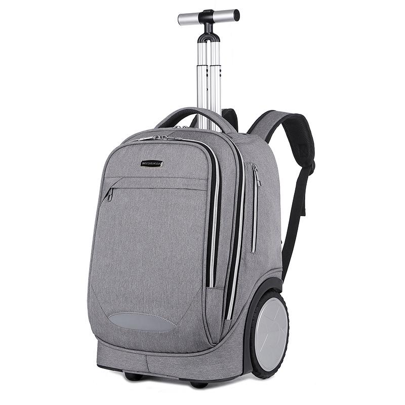 2026 Stair-Climbing Trolley Backpack: Large Capacity