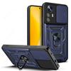 Slide LEns Armor Funda for Redmi Note 12S 12 13 13C 4G Case for Xiaomi Redmi Note 13 POCO X6 Pro M4 5G M5 Case Ring Holder Cover