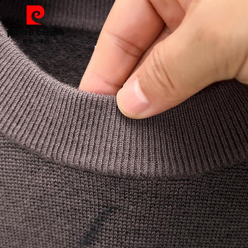 Pierre Cardin Men's 100% Pure Wool Mock Neck Sweater